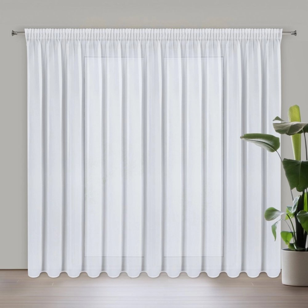 Perdea din șifon cu prindere cu clipsuri – luminozitate și finețe pentru casa ta Šírka: 350 cm | Dĺžka: 270 cm
