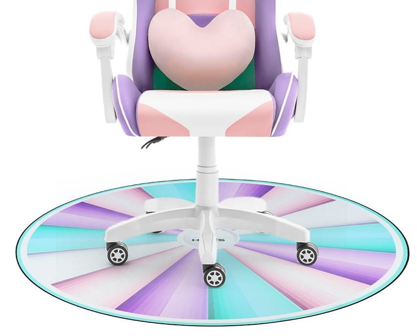 Herní podložka pod židli CHAIR RAINBOW