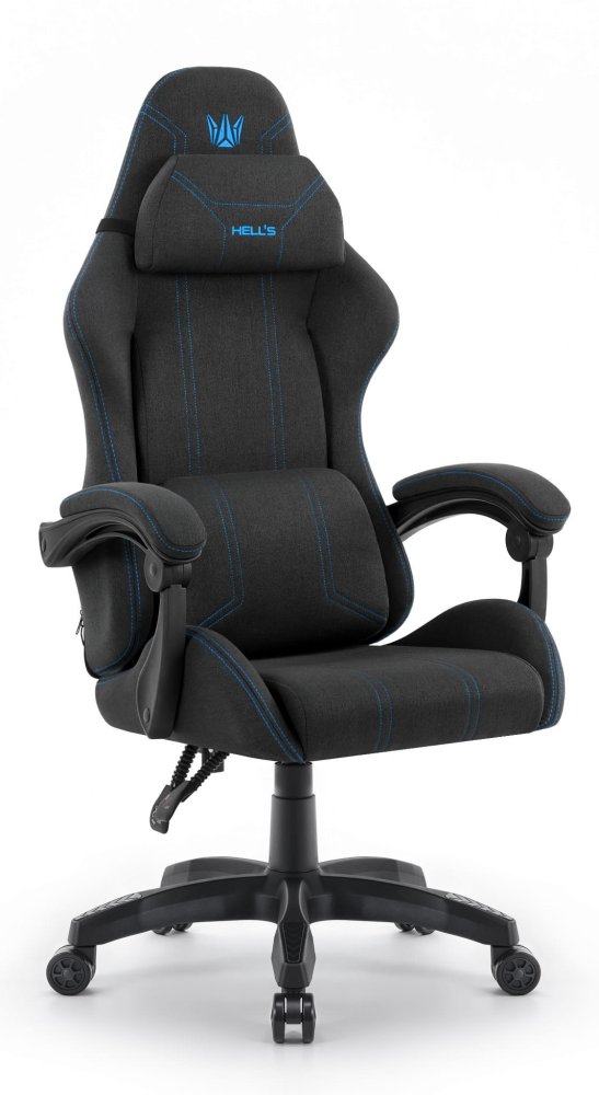 Scaun ergonomic tesatura pentru jocuri HC-1014 Albastru