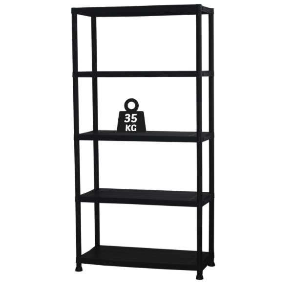 DomTextilu Plastovýregáldopivniceašpajzes5policami180x90x40cm 70590