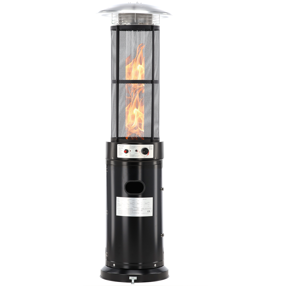 Încălzitor de terasă în negru 180 cm