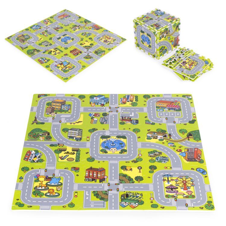 Covor din spumă pentru copii 90,5 x 90,5 cm - transport loc de joacă