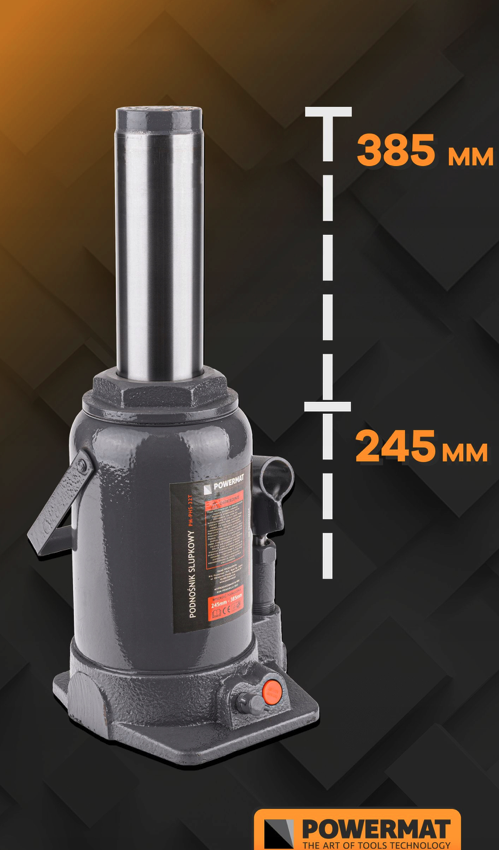 Hydraulický zdvihák 32 t – PM-PHS-32T, 245–385 mm