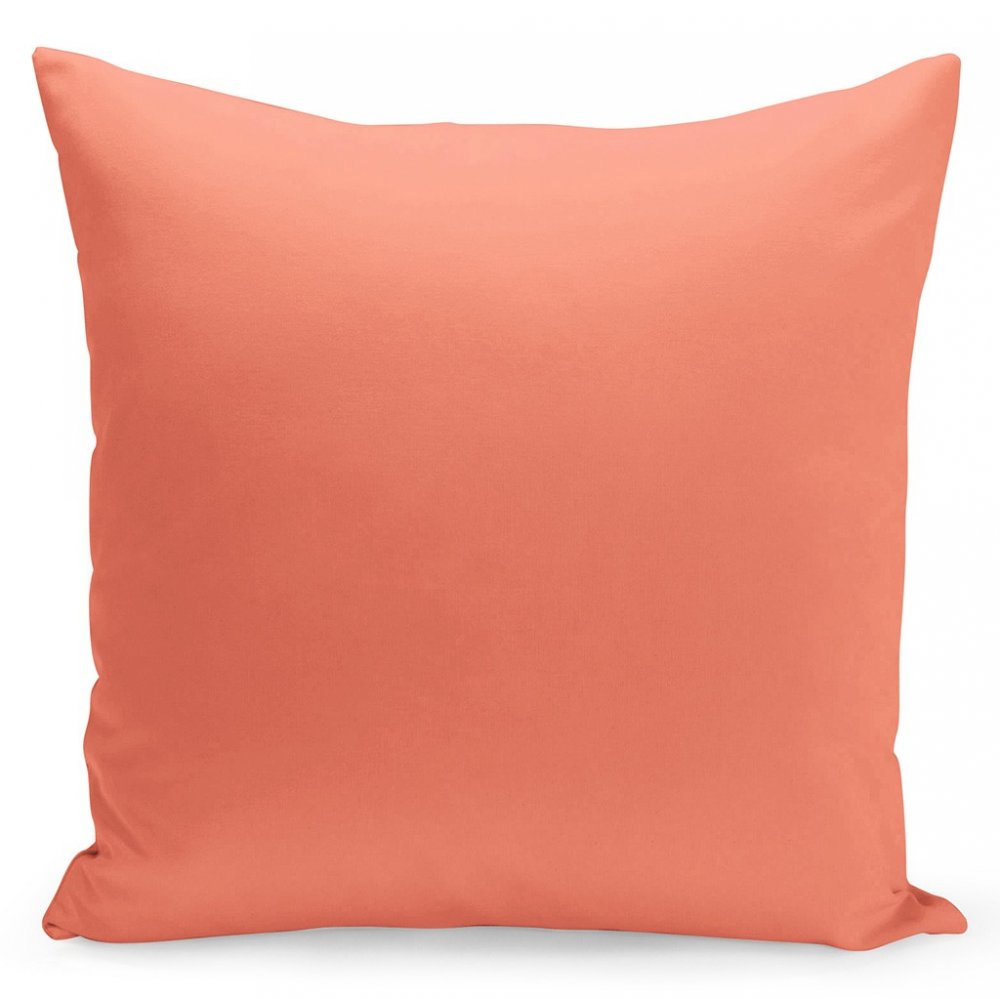 Jednobarevný povlak v pomerančové barvě 45x45 cm