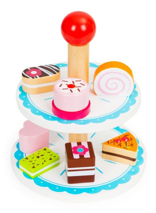 Set din lemn pentru tort Ecotoys