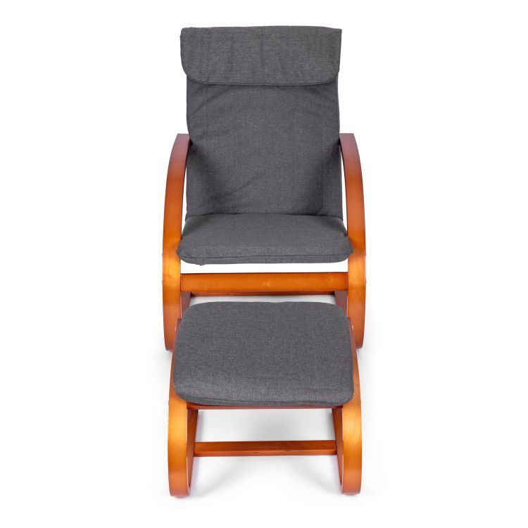 Scaun balansoar relaxant cu suport pentru picioare