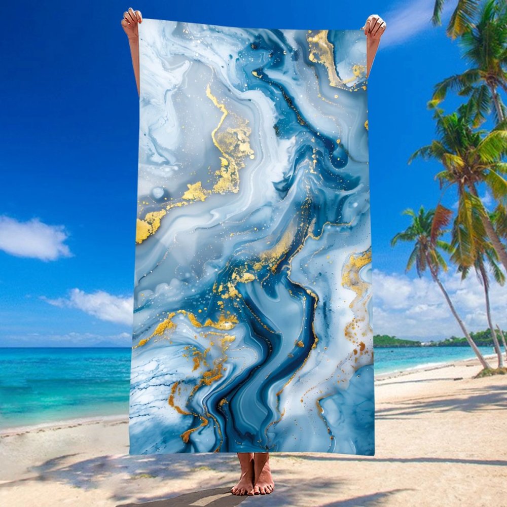 Prosop de plajă cu model abstract Lățime: 100 cm | Lungime: 180 cm