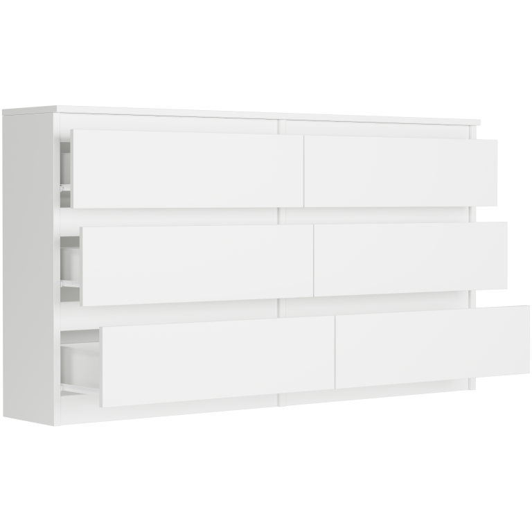 Comoda modernă R-140 - diferite variante de culori Alb