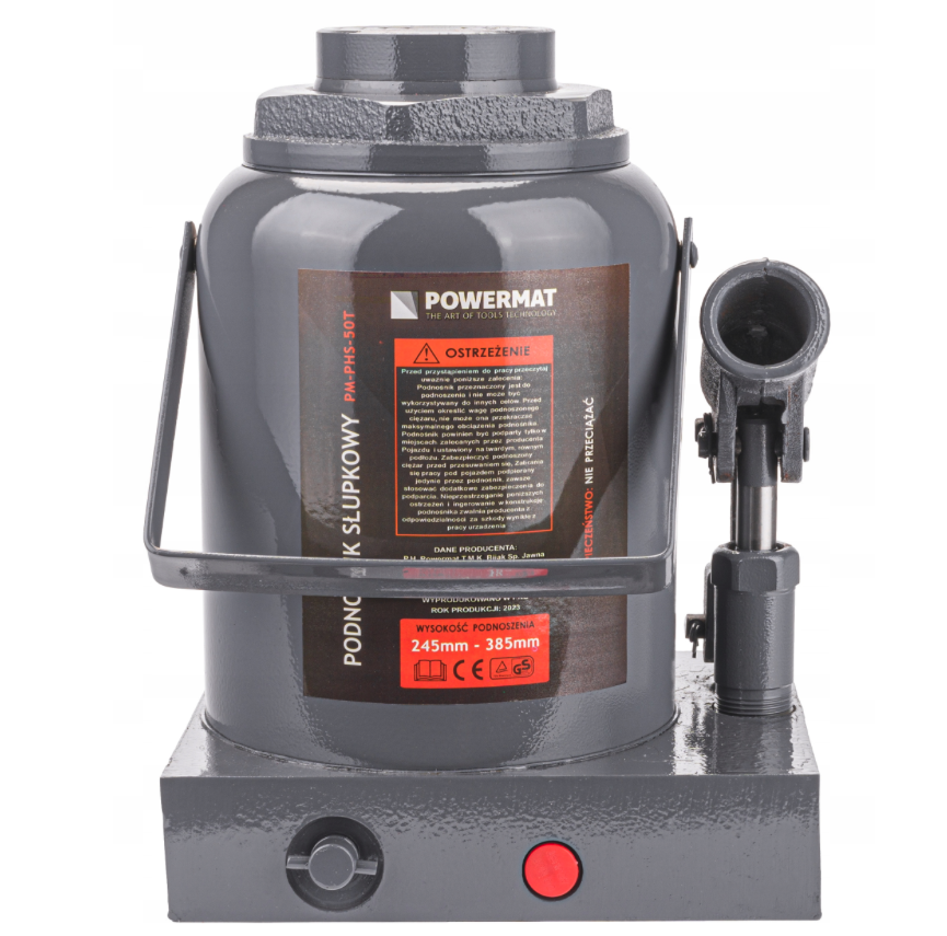 Hydraulický zdvihák 520 t – PM-PHS-50T, 245–385 mm