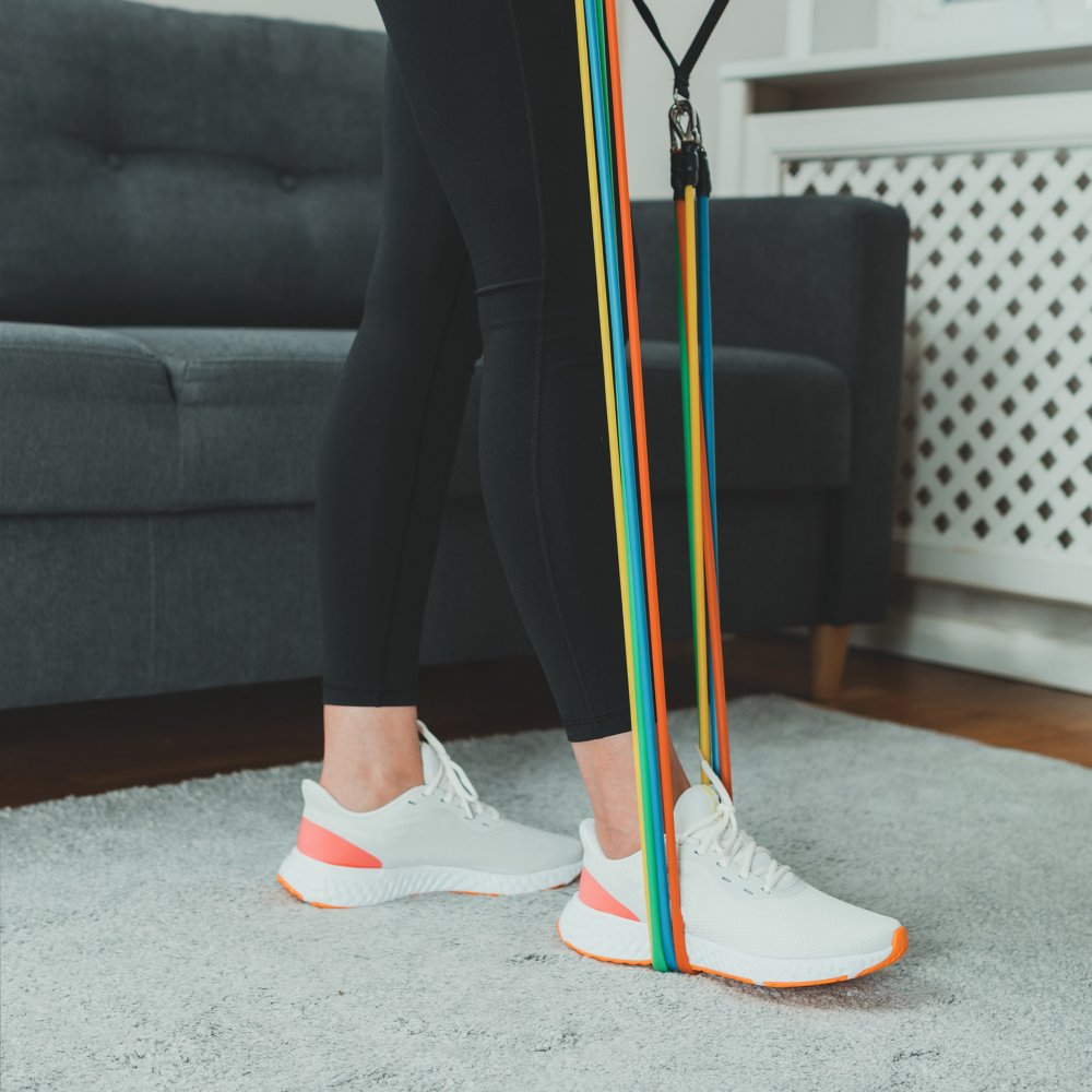 Elastice de exerciții - set de 5