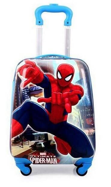 Geantă de călătorie pentru copii Spiderman albastru 31 l