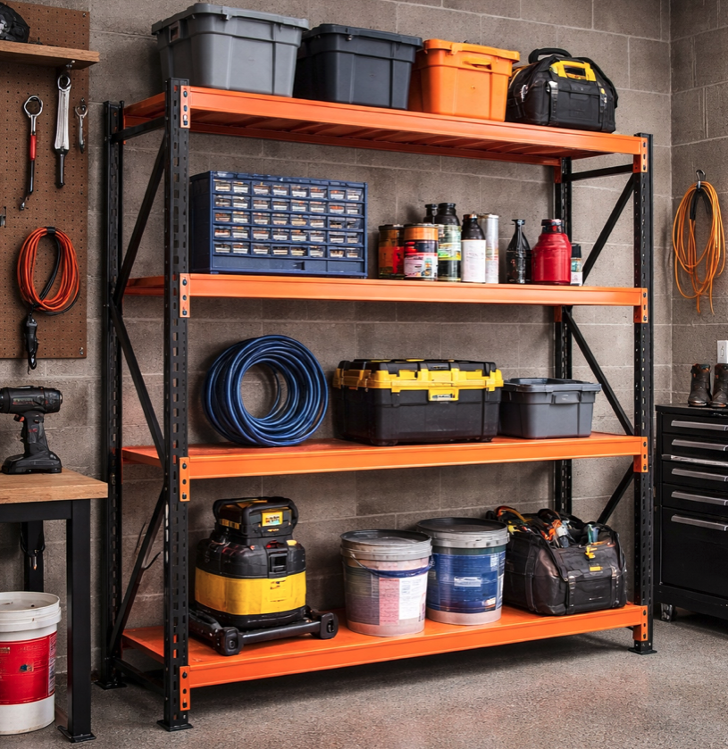 DomTextilu Kovovýregáldoskladu,garážeadielne-1000kg,4police 70572