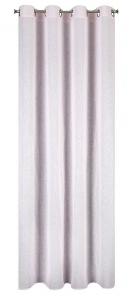 Perdea delicată și aerisită pentru cercuri în roz 140 x 250 cm
