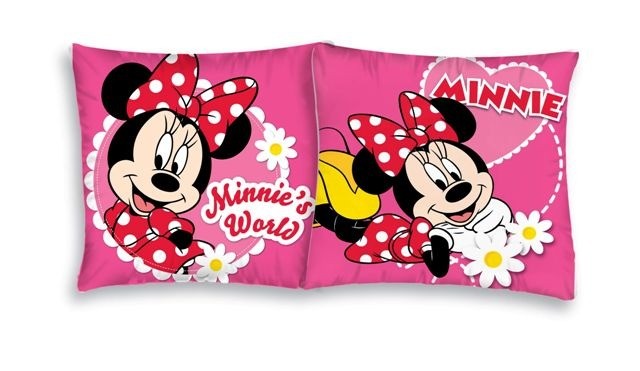 Domtextilu Obliečka na vankúš s motívom Minnie Mouse JD11 40 x 40 cm 40043