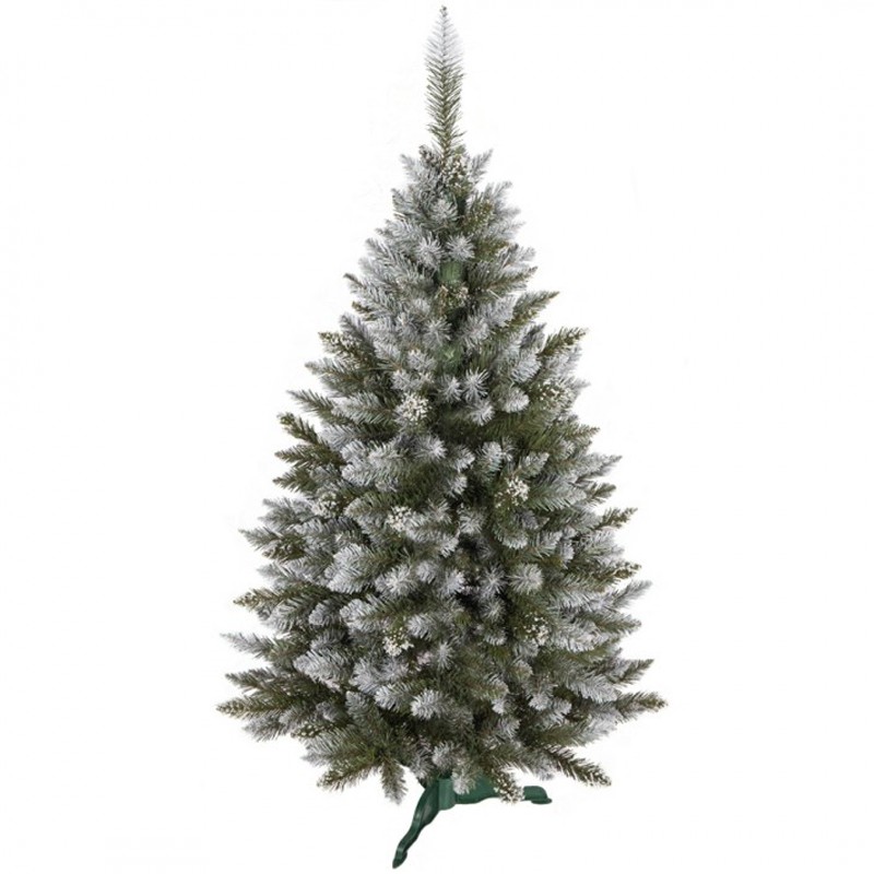 Kvalitní vánoční stromek zasněžený smrk 150 cm