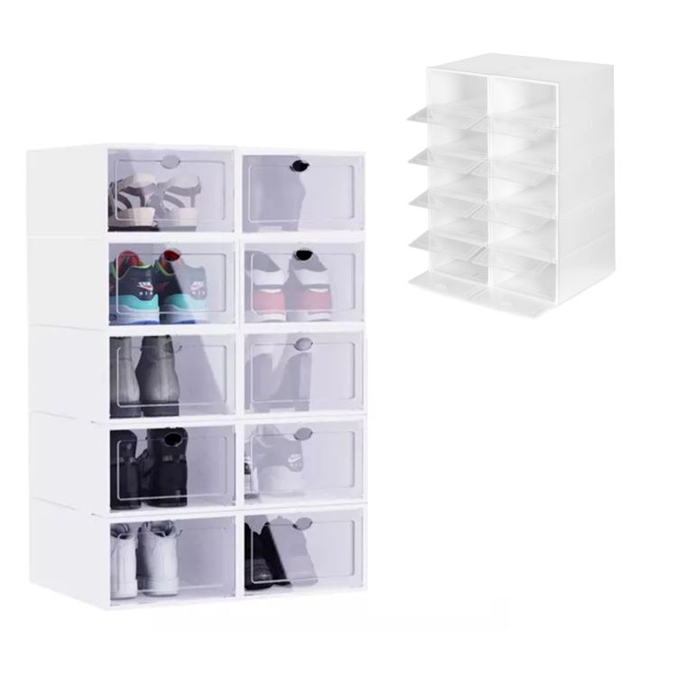 Dulap modular alb pentru pantofi