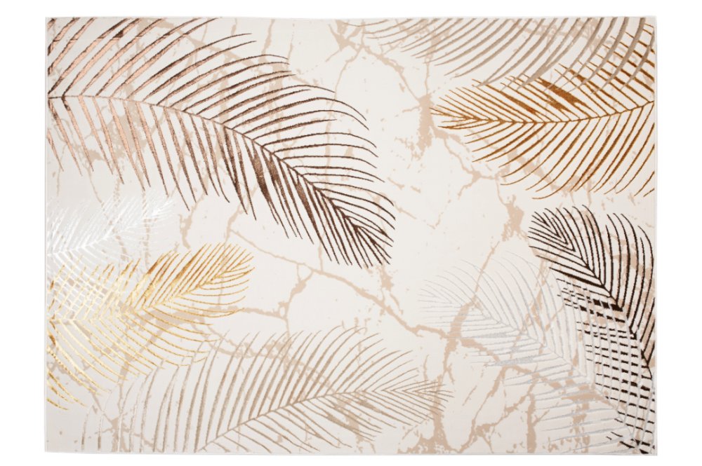 Covor de lux cu frunze GOLDEN Lăţime: 80 cm | Lungime: 150 cm