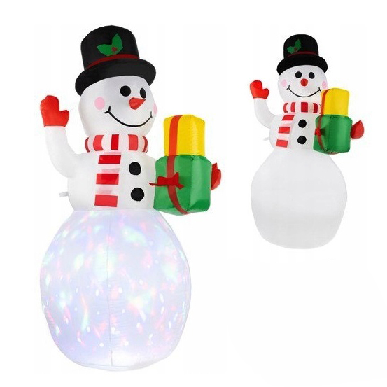 DomTextilu NafukovacíLEDSnehuliak155cm 67844 biela