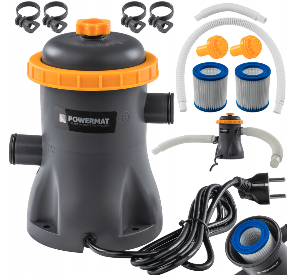 Filtračné čerpadlo do bazéna 1250 l/h – bazénová filtrácia 32 mm