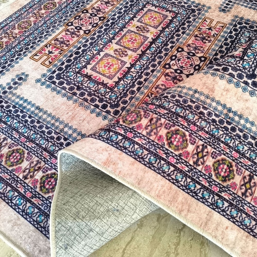 VintageorientálnykoberecsprotišmykovouúpravouŠírka:60cm|Dĺžka:100cm70795_126872