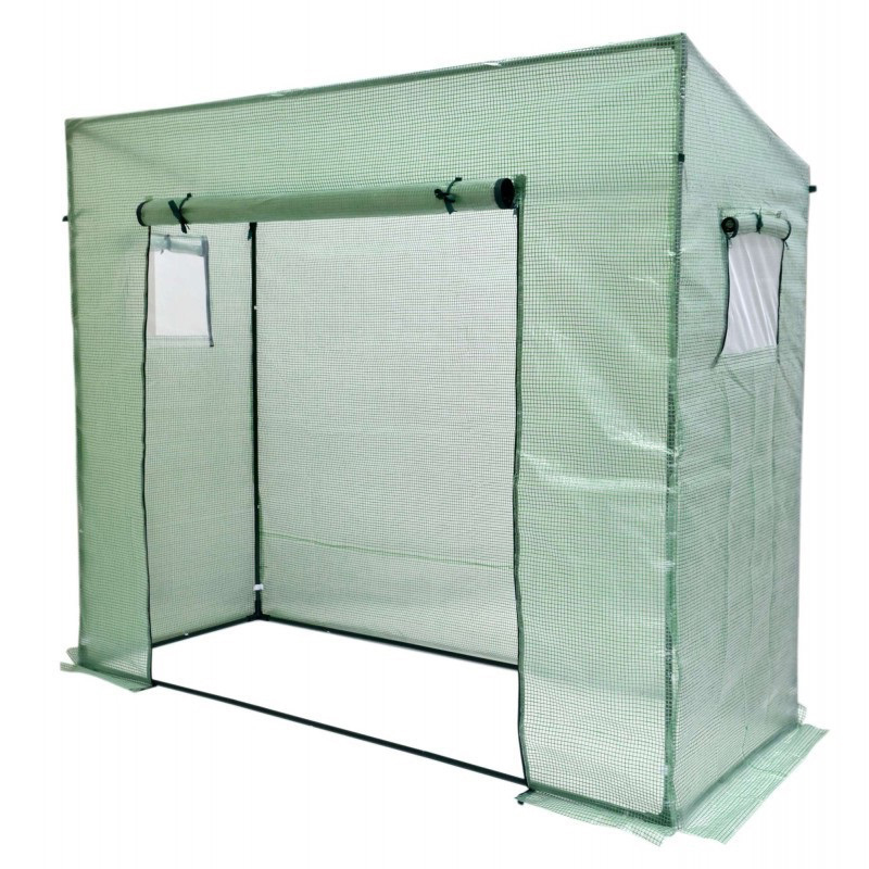 Solar practic pentru grădină cu dimensiuni de 200 x 80 x 170/148 cm