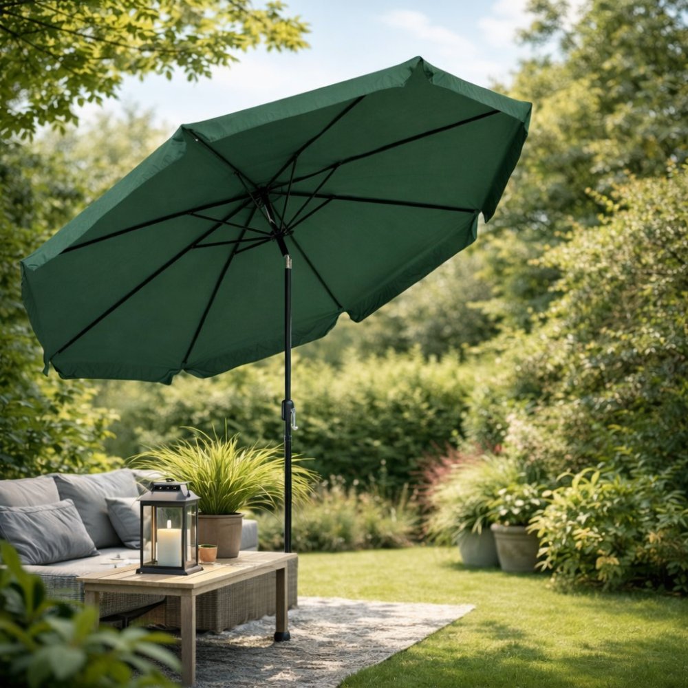 Veľkýzáhradnýslnečníksnaklápaním-300cmzelená