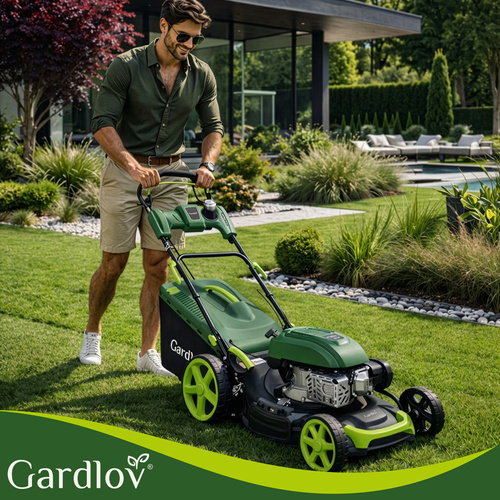 BenzínovákosačkaspohonomGARDLOVDriveXPro196cm³-záber51cm,kôš60l