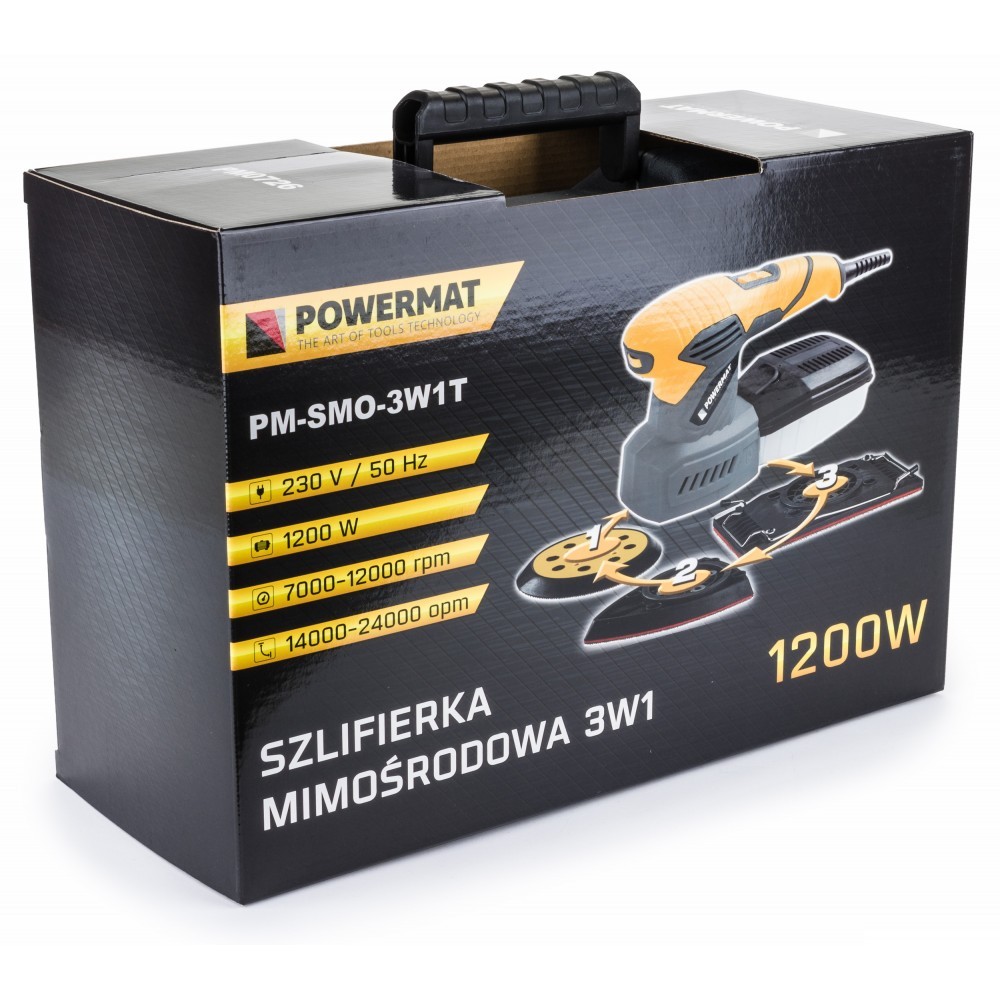 Polizor excentric 3 în 1 PM-SMO-3W1T 1200W