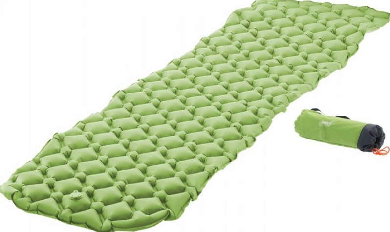 Saltea gonflabilă pentru drumeții 190 x 56 x 5,5 cm Verde