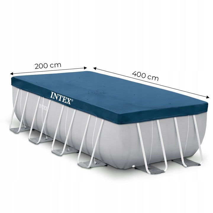 Acoperire piscină cu construcție din vinil durabil - dimensiuni multiple 300x200