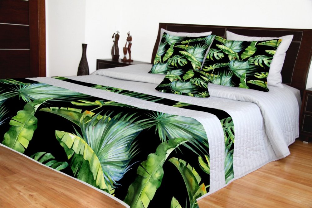 Přehoz přes postel s přírodním vzorem Šířka: 240 cm | Délka: 260 cm