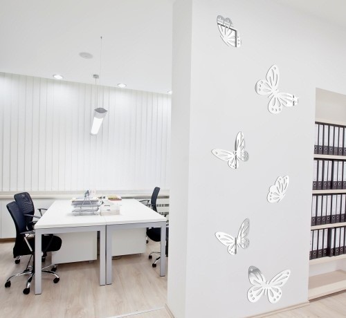 Oglinzi interioare decorative cu model de fluturi