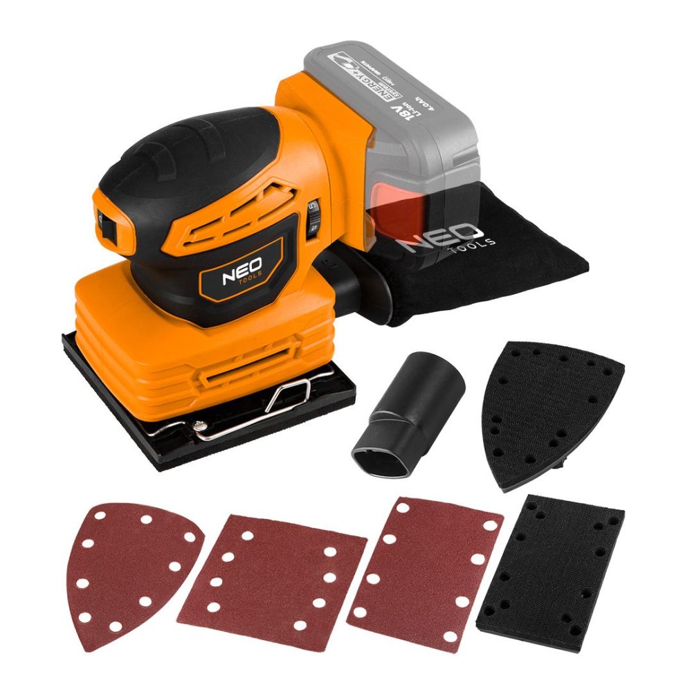 Polizor oscilant 3V1 ENERGY+ 18V – 04-623 NEO TOOLS (fără baterie)