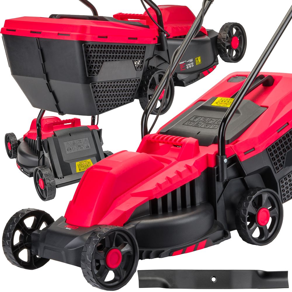 Elektrická kosačka s košom na trávu 2200 W - 32 cm