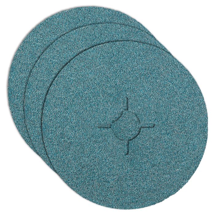 Discuri de rectificat fibră 125, K80, 3 buc., zirconiu 55H852 GRAPHITE