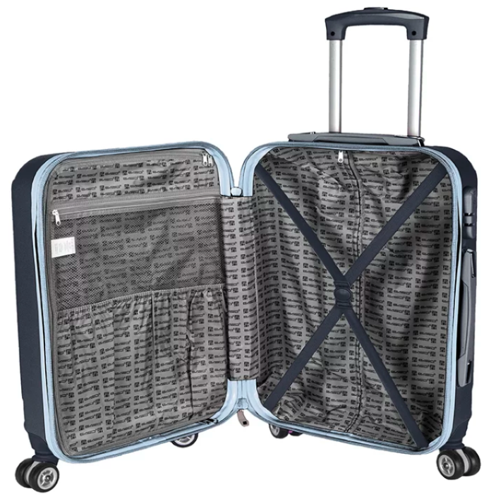 Geantă de călătorie rigidă cu dimensiuni 55 x 34 x 21 cm
