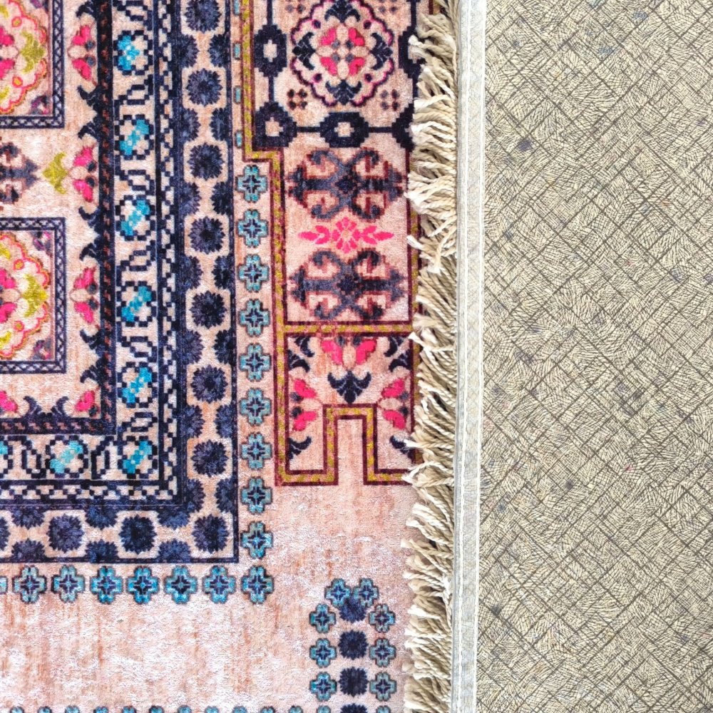 VintageorientálnykoberecsprotišmykovouúpravouŠírka:60cm|Dĺžka:100cm70795_126872