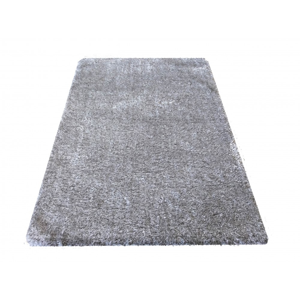 Šedý koberec s vysokým vlasem Šířka: 200 cm | Délka: 290 cm