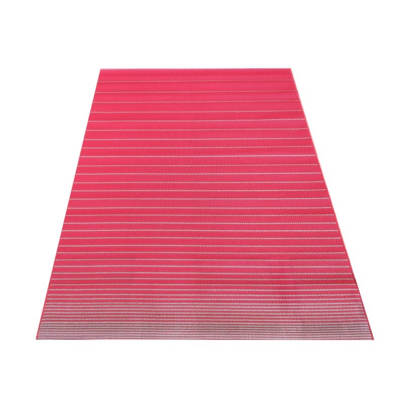 Piros egyoldalas szőnyeg a teraszra Szélesség: 133 cm | Hossz: 190 cm