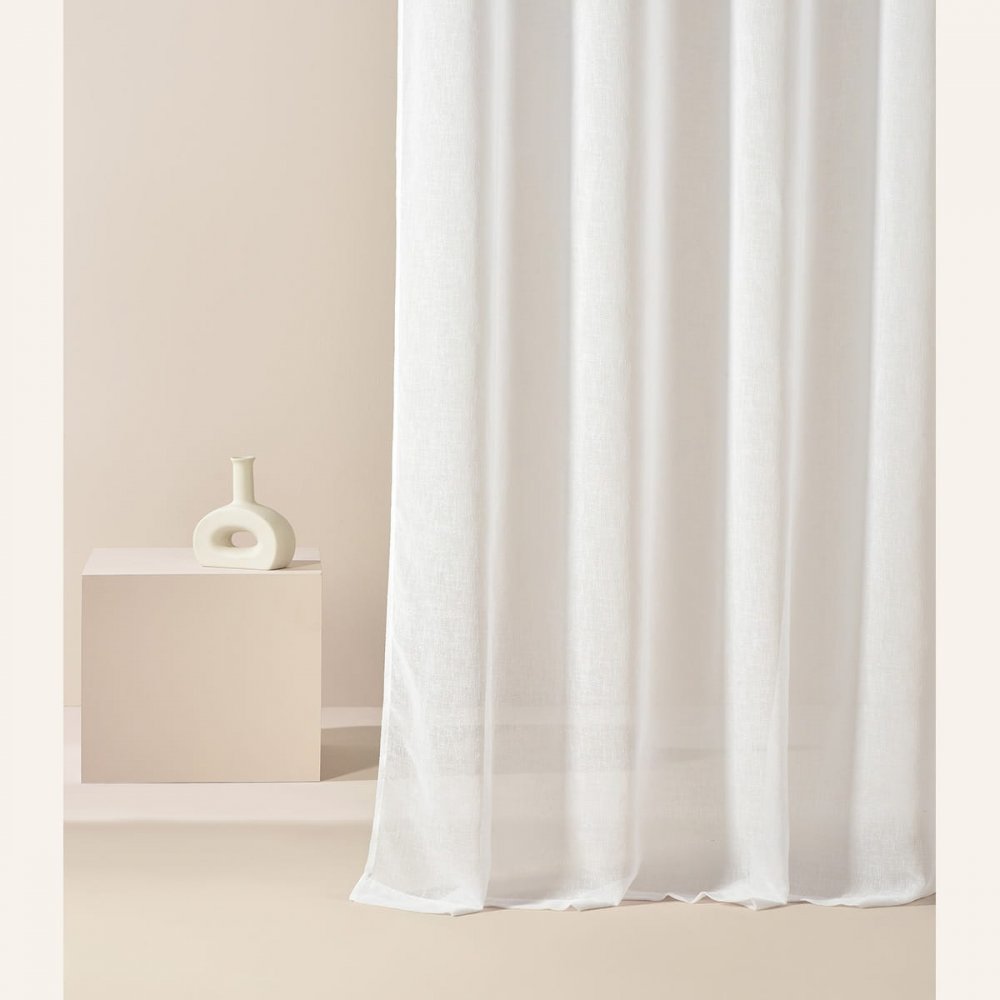 Perdea albă Sensia cu ochiuri 400 x 250 cm