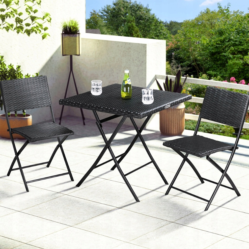 Set de mobilier de balcon în antracit