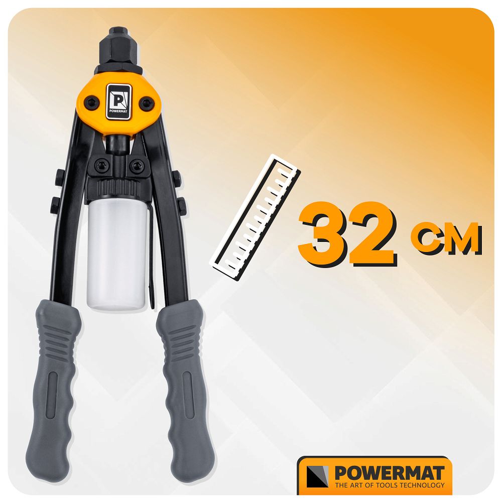 Nitovacie kliešte na trhacie nity 320 mm – nity 3,2–6,4 mm