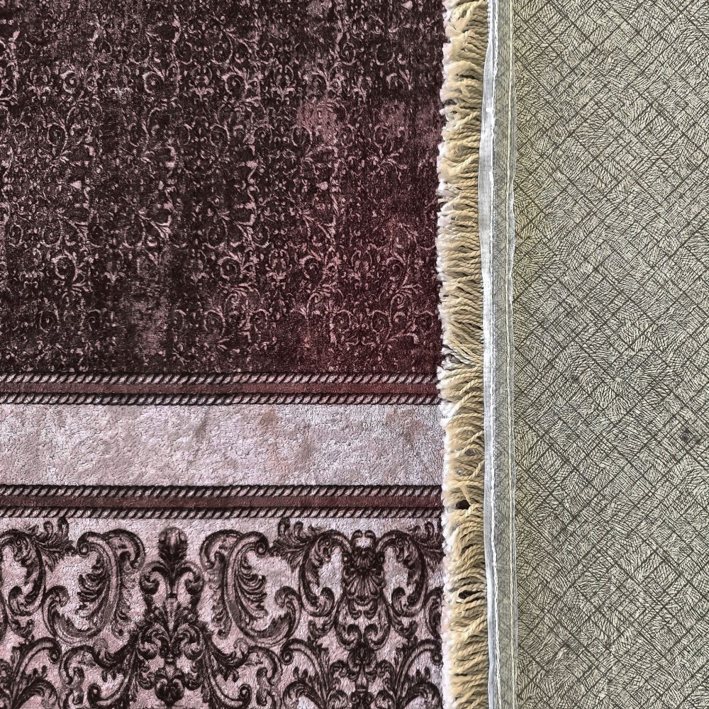 ElegantnýhnedýkoberecsornamentálnymlemomŠírka:60cm|Dĺžka:100cm70849_127038