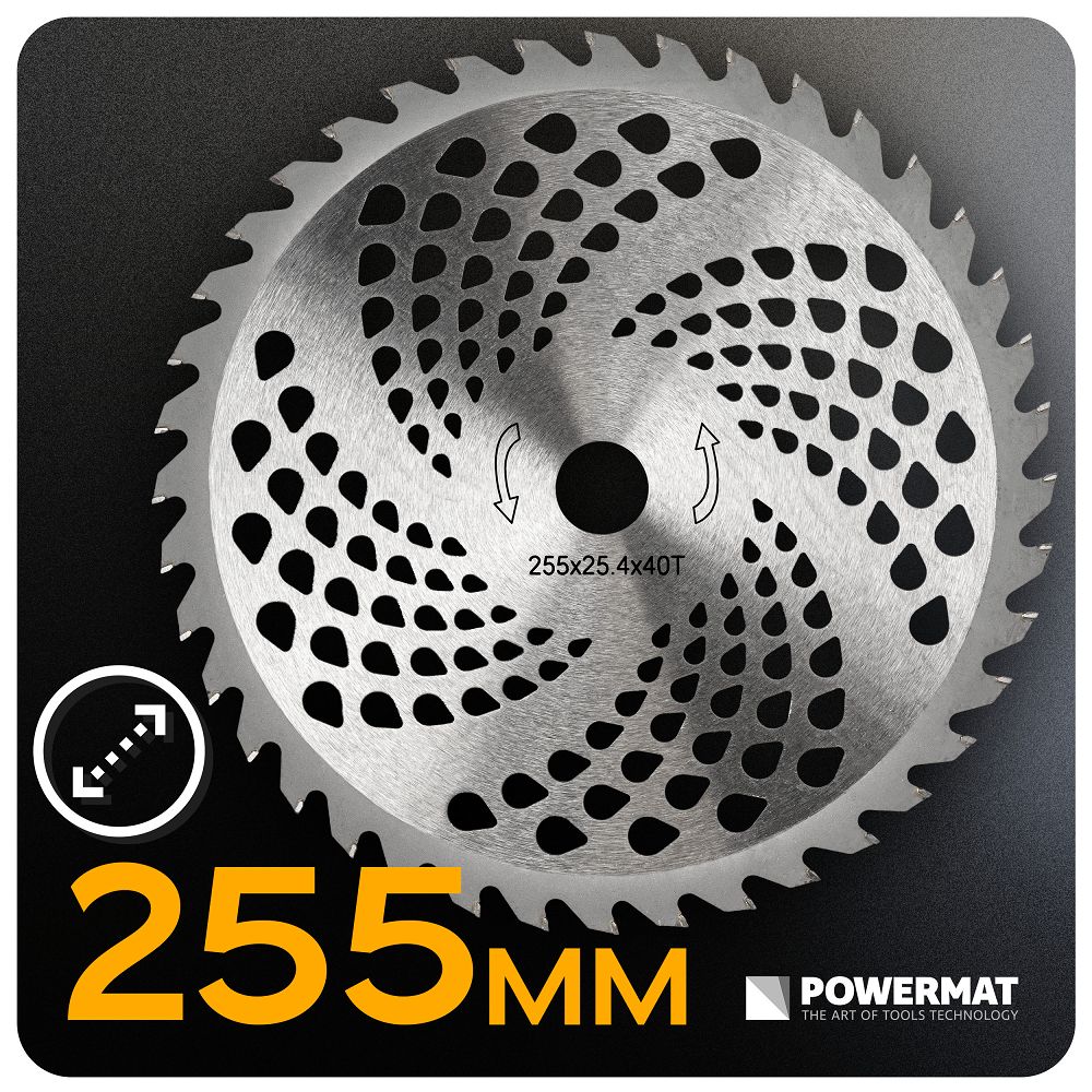Pílový kotúč na krovinorez 255 mm - 40 zubov