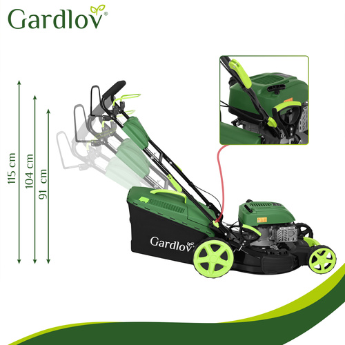 BenzínovákosačkaspohonomGARDLOVDriveXPro196cm³-záber51cm,kôš60l