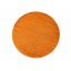 Jednobarevný kulatý koberec oranžové barvy - Rozměr koberce: Šířka: 100 cm | Délka: 100 cm