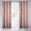 Розова затъмняваща завеса с халки за окачване 140 x 250 cm