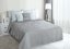 Luxusná prikrývka na posteľ sivej farby