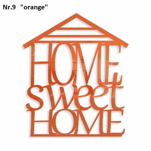 Home sweet home dekoračný nápis na stenu