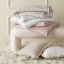 Molly Krémszínű fodros ágytakaró 200 x 220 cm